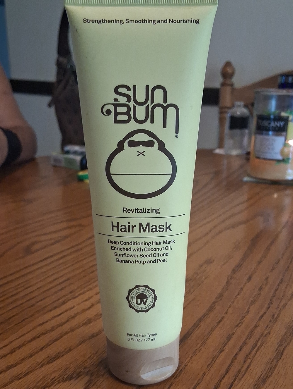 Sun Bum Revitalizing Hair Mask — Light Yellow Nourishing Treatment